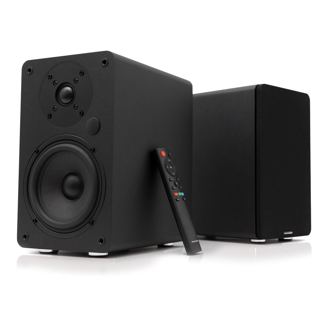 VULKKANO A5 ARC Aktivlautsprecher mit 5.25" Woofer, Bluetooth 5.0, HDMI ARC, Optische, RCA, USB, mit