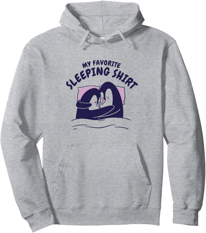 Pinguin Schlafanzug Schlafoberteil Kuscheltier Pyjama Pullover Hoodie