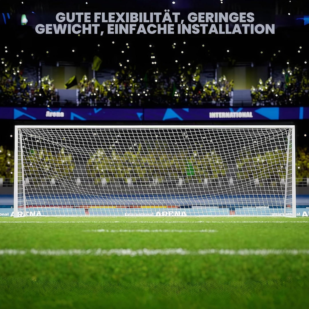 Fussballtor tornetz, Tornetz 300x200cm 2 Pack, Robuste Netze, Polypropylenfaser für Fussballtor Spor