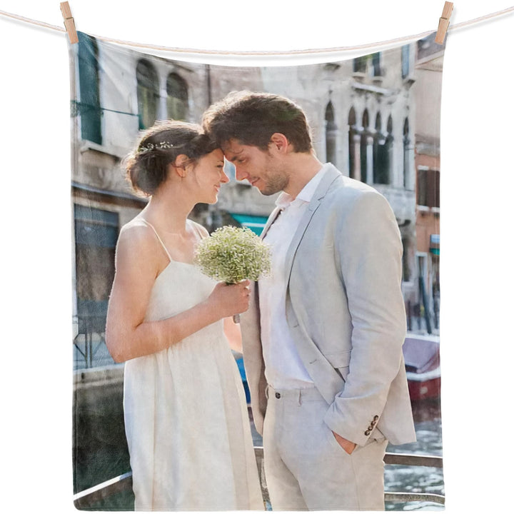 iDIY personalisierte Decke personalisierte Geschenke - Decke mit Foto kuscheldecke personalisiert, G