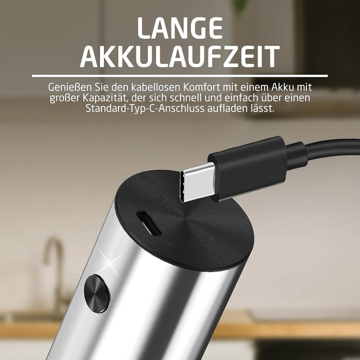 Amig Set von wiederaufladbaren USB-C Salz- und Pfeffermühlen Mini, Mini