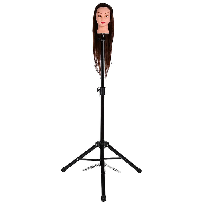 Verstellbare Friseur Training Mannequin Manikin Kopf Stativ Stand Manikin Perücke Puppen Halter, Rob