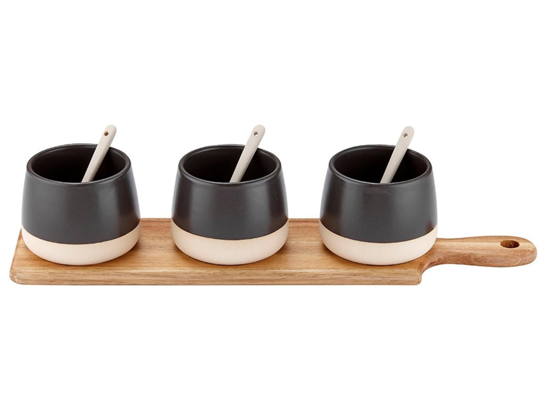 ladelle 62392 HOST Schalen- & Paddelset anthrazit (1 Set)