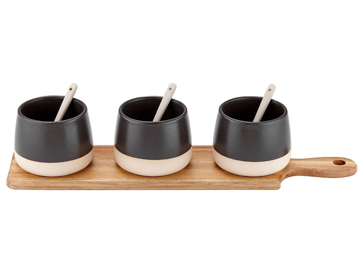 ladelle 62392 HOST Schalen- & Paddelset anthrazit (1 Set)