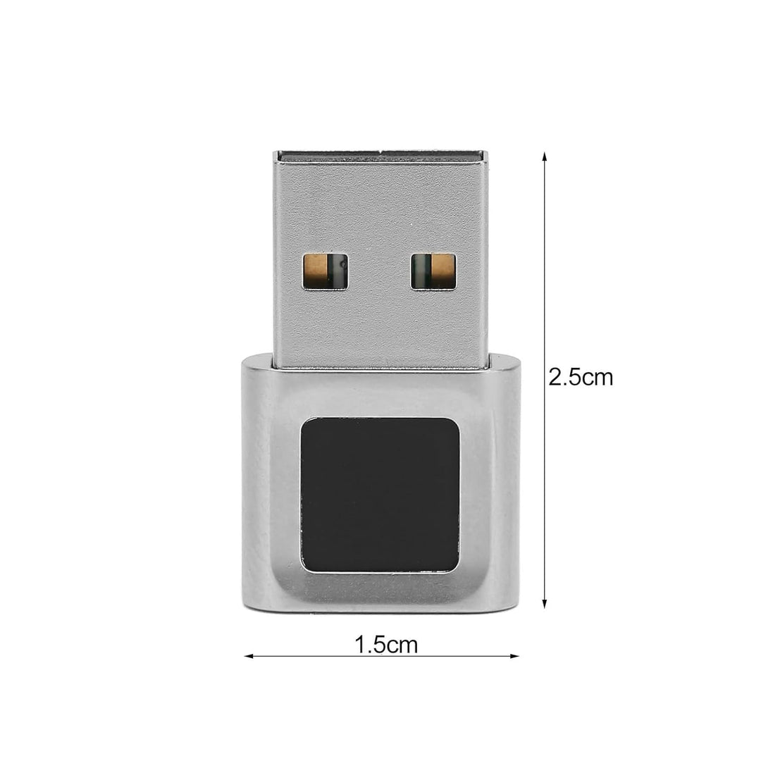 Bewinner USB-Fingerabdruck-Schlüsselleser, Hello-Fingerabdruck-Scanner, 360-Grad-Touch-Schnellabglei