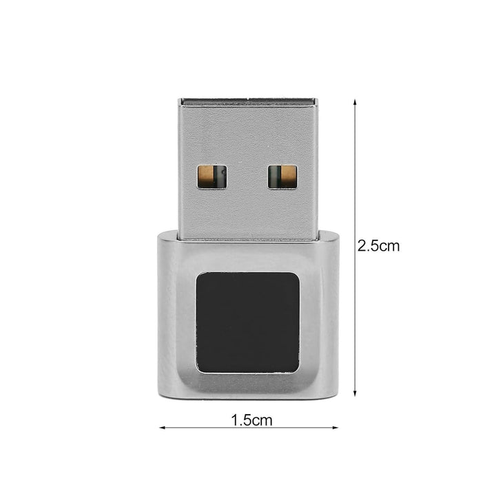 Bewinner USB-Fingerabdruck-Schlüsselleser, Hello-Fingerabdruck-Scanner, 360-Grad-Touch-Schnellabglei