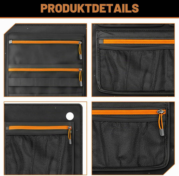RASHION 2pcs Scheunentür Lagerorganisator kompatibel mit Fiat Ducato Peugeot Boxer 2006-2023 hintere