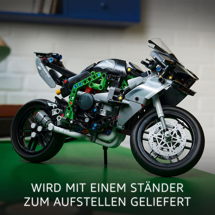 LEGO Technic Kawasaki Ninja H2R Motorrad, Geschenk für Kinder & Erwachsene zum Geburtstag, Dekoratio