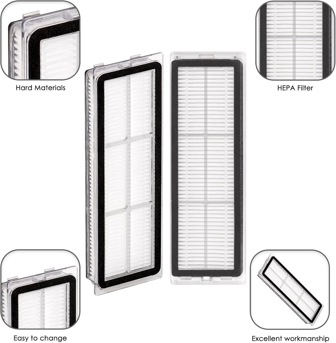 (12 Stück) HEPA Filter für Dreame L10s Ultra, L10s Pro, L10 Ultra, Z10 Pro, S10, S10 PRO, S10 PLUS,