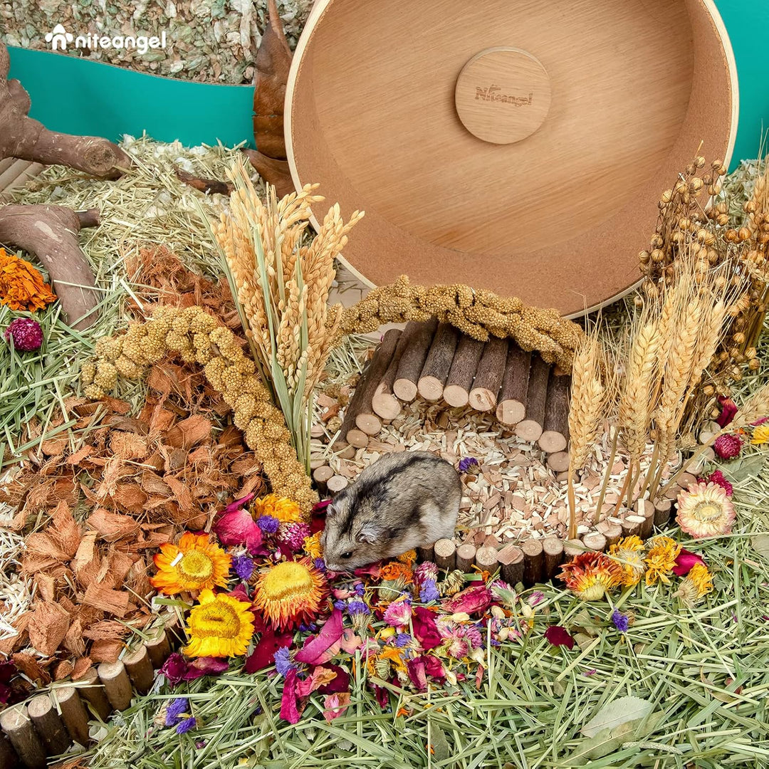 Niteangel Natürliches und weiches Hamster-Einstreu - Dekoration für das Lebensumfeld von syrischen Z