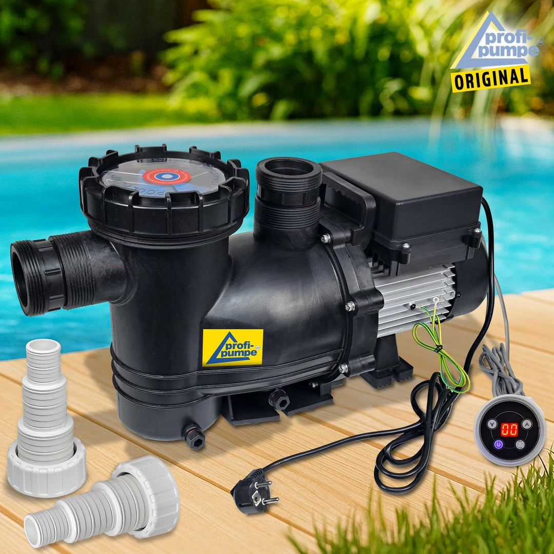 Schwimmbadpumpe 550W Inverter Poolpumpe - Filterpumpe Schwimmbad/Swimmingpool, energiesparsam zuverl