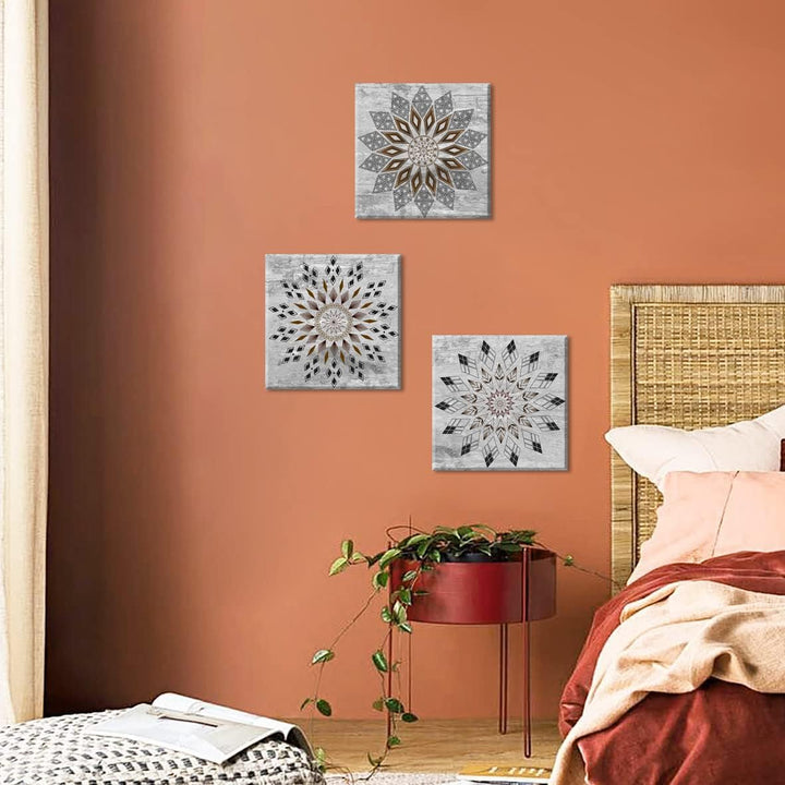 Piy Painting Abstraktes Leinwandkunst, Schwarz-Weiss Kunstdrücke auf Leinwand, gerahmtes Moderne Wan