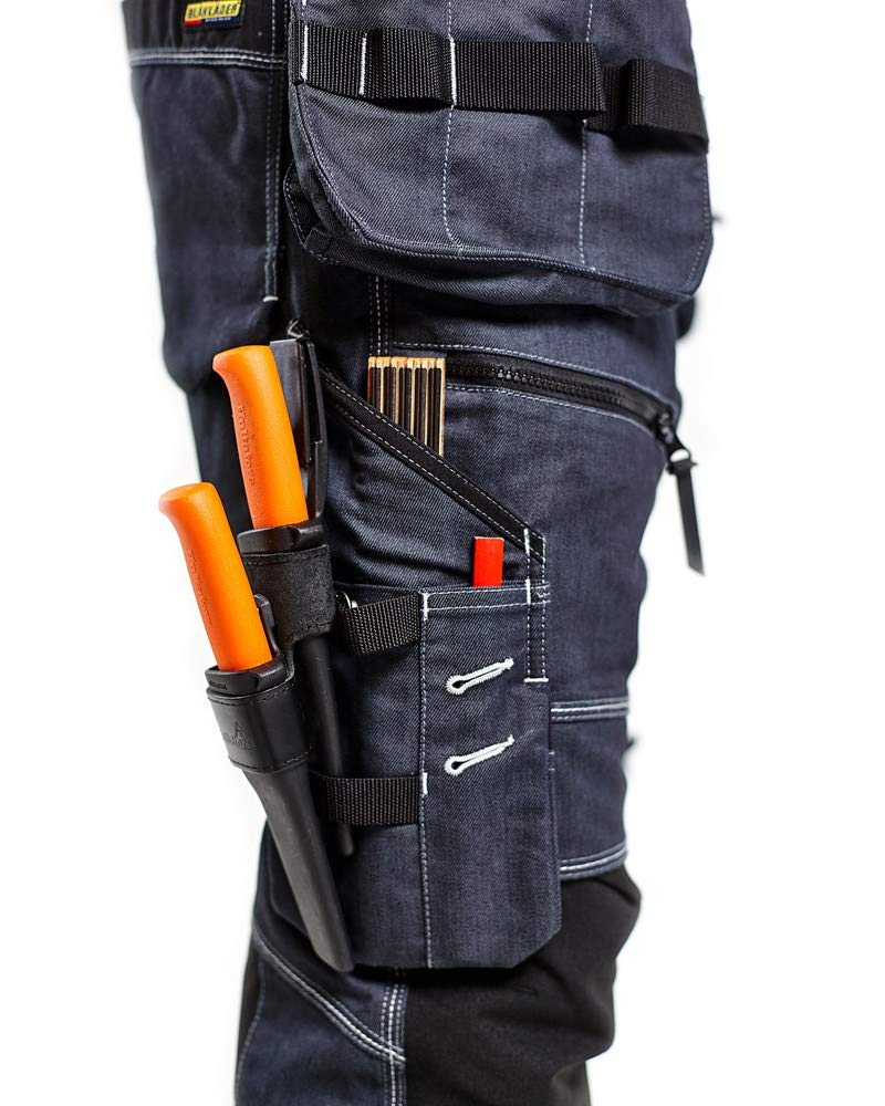 Blaklader 19921141 Handwerker-Shorts aus Stretch Cordura Denim, Marineblau/Schwarz, Grösse: C52, C52