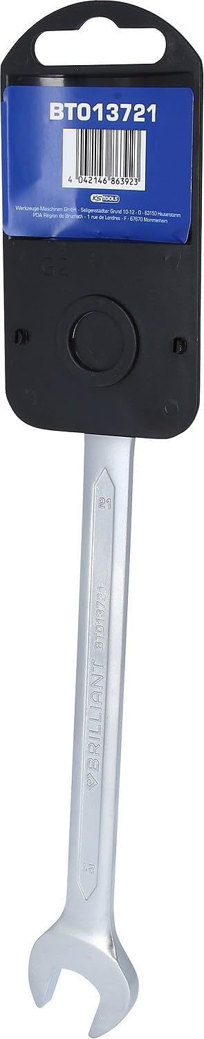 BRILLIANT TOOLS BT013721 Ratschenringschlüssel, 21 mm [Powered by KS TOOLS] 21 mm einzeln, 21 mm ein