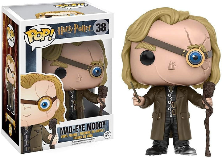Funko 10990 POP! Vinylfigur: Harry Potter: Mad-Eye Moody Standard-Grösse Multi, Standard-Grö&#x