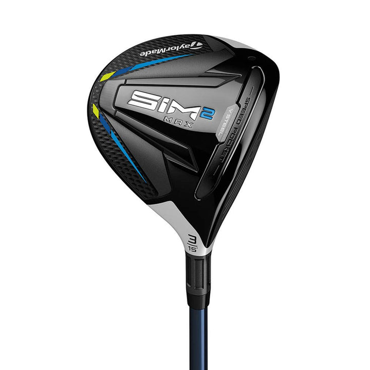 TaylorMade SIM 2 Max Fairway Links Legierter Stahl Steif 15 Grad, Links Legierter Stahl Steif 15 Gra