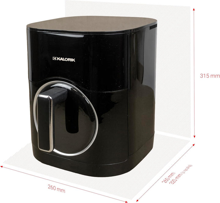 Kalorik - Airfryer - Heissluftfritteuse - XXL 6L, 40-200 °C - 13 Automatische Programme, Auftauen, A
