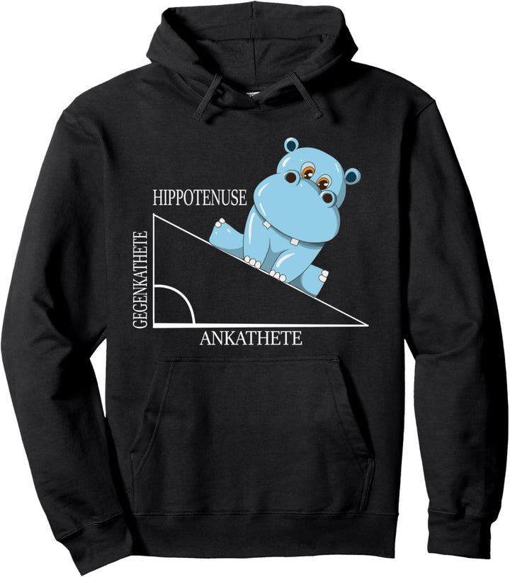 Mathe Hippotenuse Winkelfunktion Hypotenuse Nilpferd Lehrer Pullover Hoodie