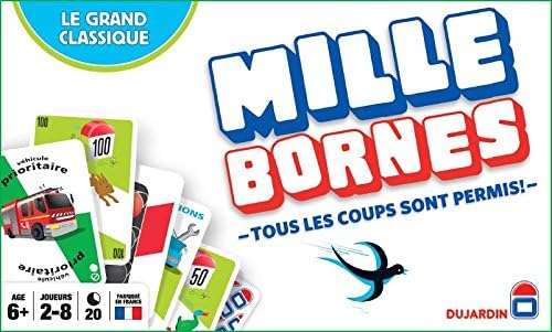 Dujardin – 59025 Mille Bornes Kartenspiel – Der Klassiker, Der Klassiker