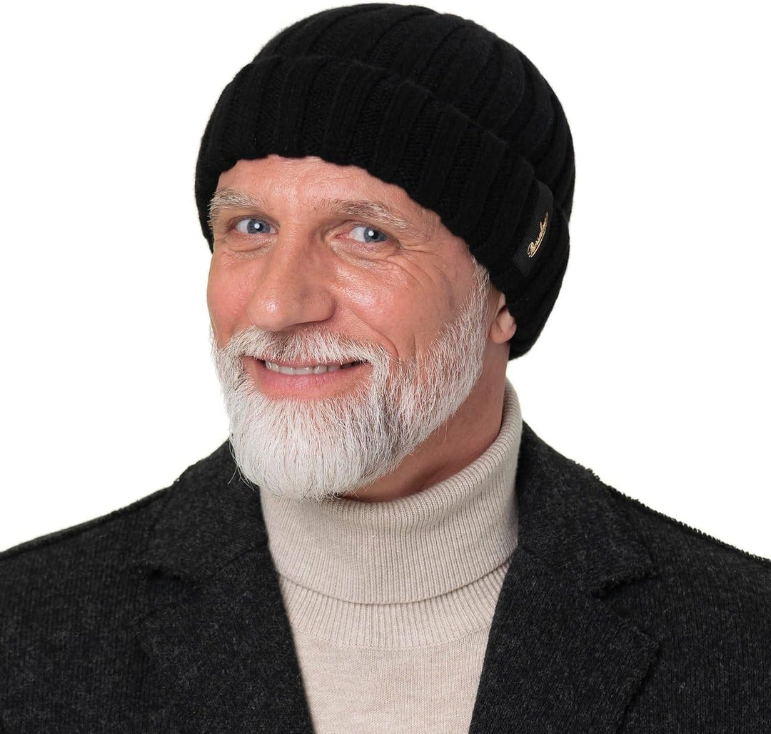 Borsalino Mütze Mütze Mütze aus reinem Kaschmir | Nano Kaschmir | mit Box | Herren Damen | Herbst Wi