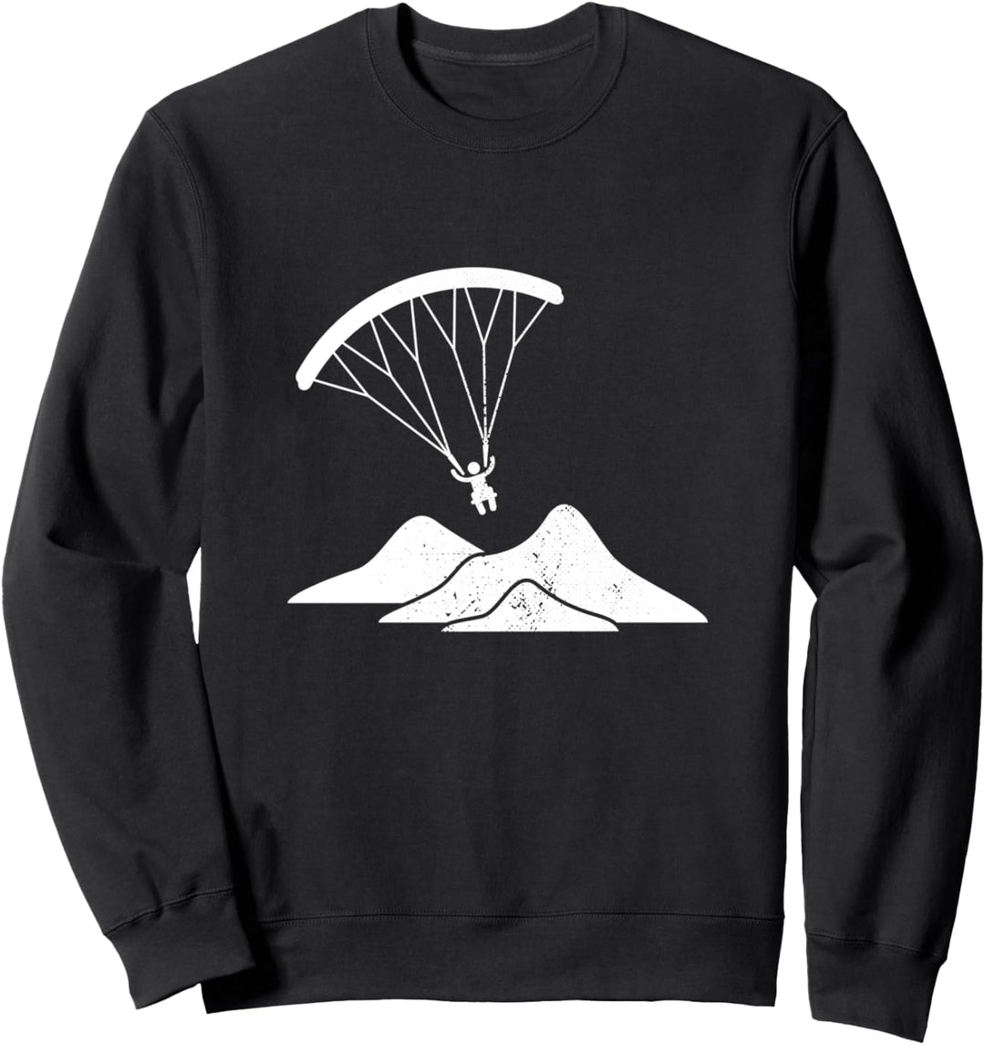 Fallschirmspringen Geschenke Silhouette des Sweatshirt