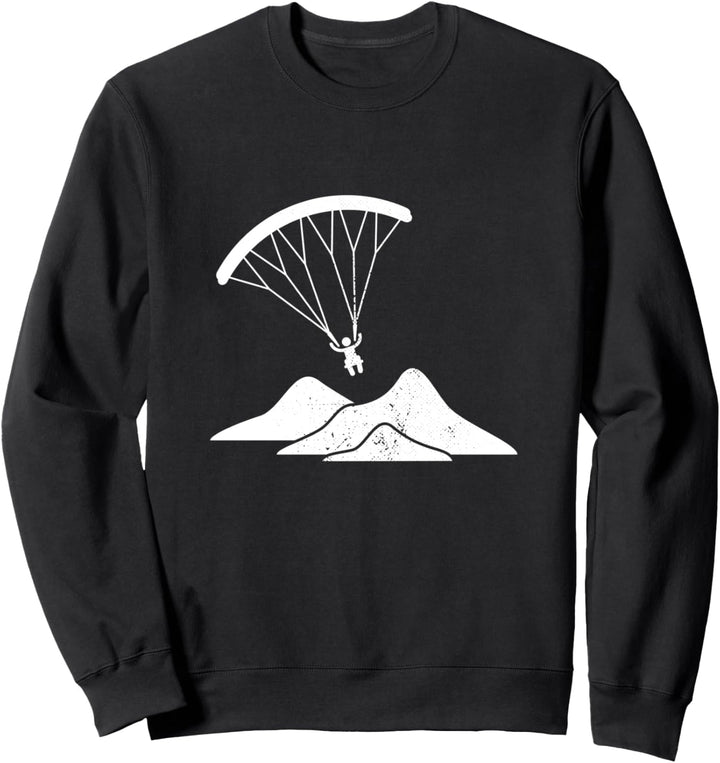 Fallschirmspringen Geschenke Silhouette des Sweatshirt