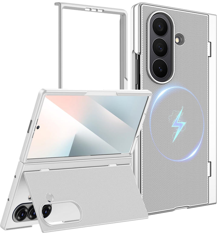 Miimall Kompatibel mit Samsung Galaxy Z Fold 7 Hülle mit Mag-Safe, [HD Displayschutz] Ultradünn PC S