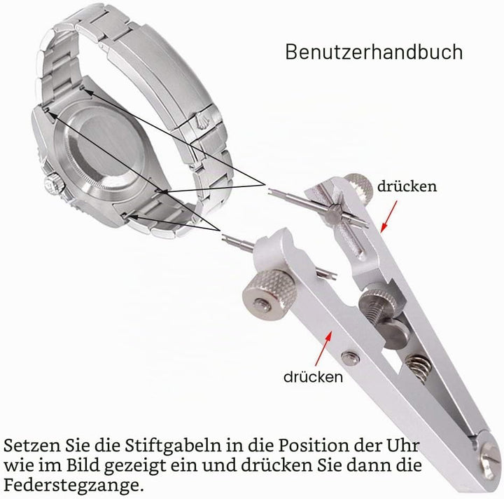 Uhrenarmband, Federsteg-Zange, Ersatz-Werkzeug