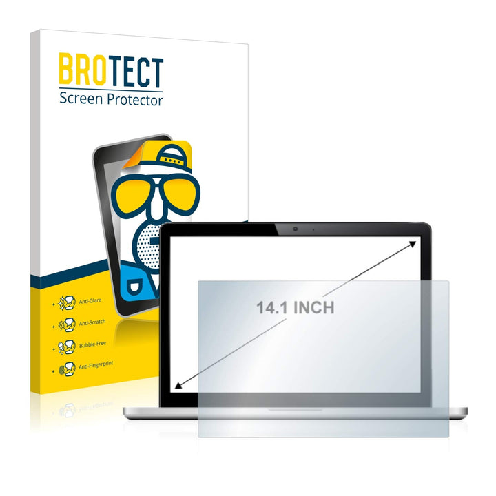 BROTECT 14.1" Entspiegelungs-Schutzfolie für Notebooks mit 14,1 Zoll (35.8 cm) [305 mm x 190 mm, 16: