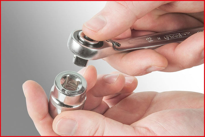 KS Tools 503.4666 GEARplus Ratschenringmaulschlüssel-Satz, umschaltbar,16-tlg Single, Single