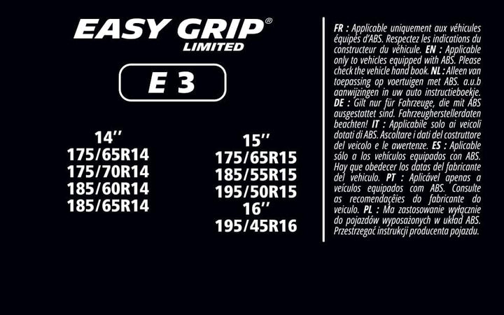 MICHELIN Schneekette Easy Grip Limited 3 E3, E3