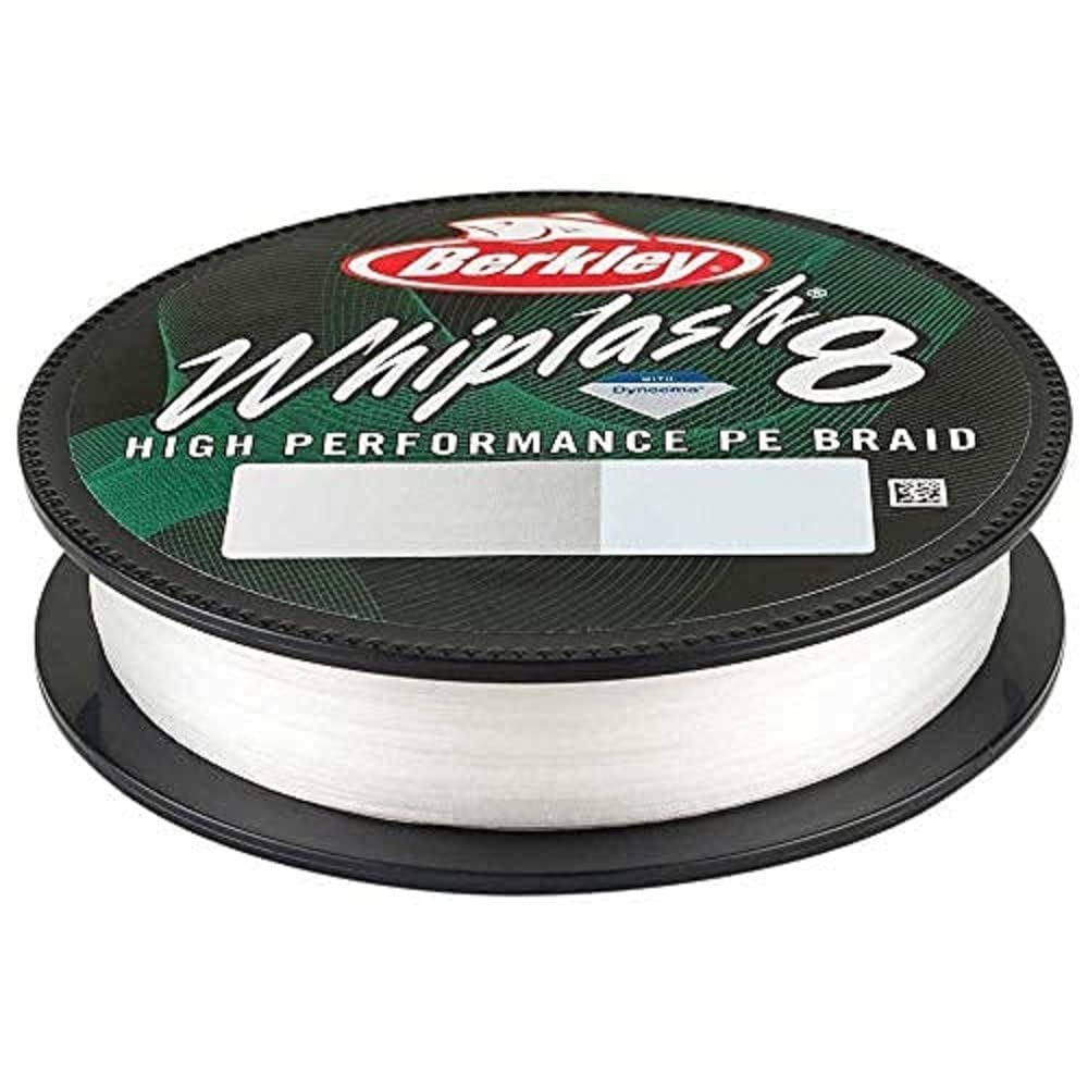 Berkley Whiplash 8 geflochtene Angelschnur – 100 % Dyneema 8-faches Geflecht für Salzwasser- und Süs