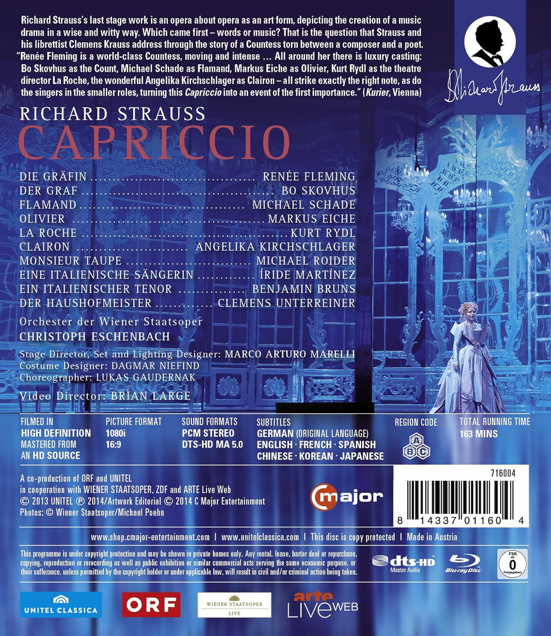 Richard Strauss - Capriccio (Wiener Staatsoper 2013), Blu-ray