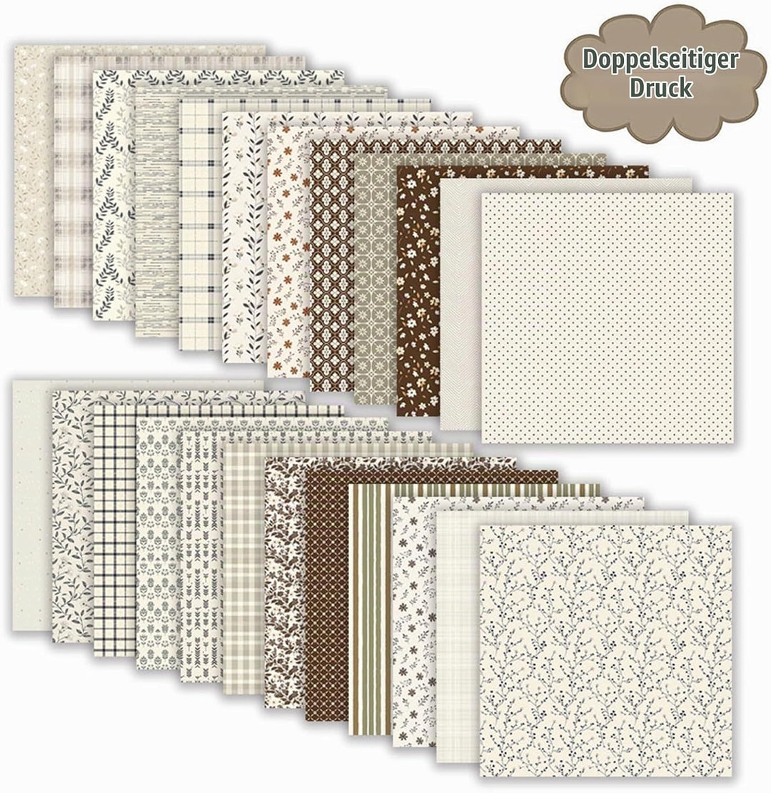 Scrapbook Papier Blumen Muster Doppelseitiges Bastelpapier, 30,5x30,5 cm/12x12 in Frühling Motivpapi