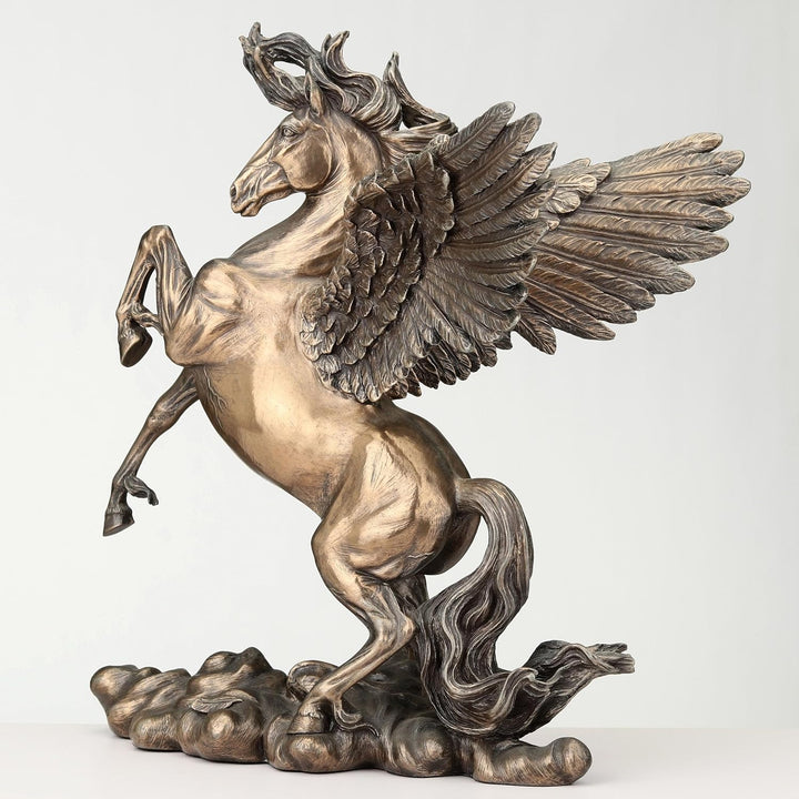 braunen Finish geflügelten Pferd Pegasus Statue Amazing Detail