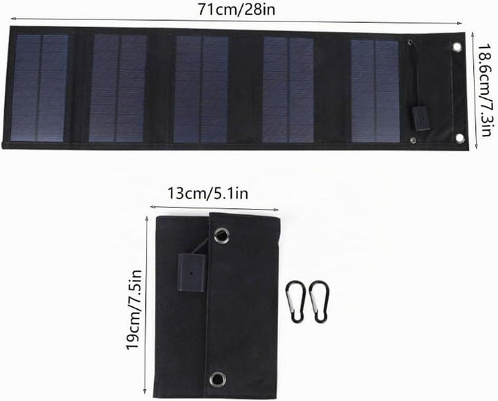 20W Faltbares Solarpanel Solar Ladegerät für Tragbares 5V USB Solar Panel Solarladegerät für Handy S
