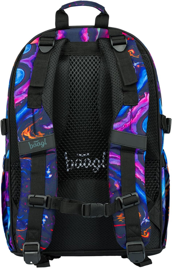 Baagl Schulrucksack Set Mädchen 3 Teilig, Schultasche für Grundschule Volksschule, Grundschule Ranze