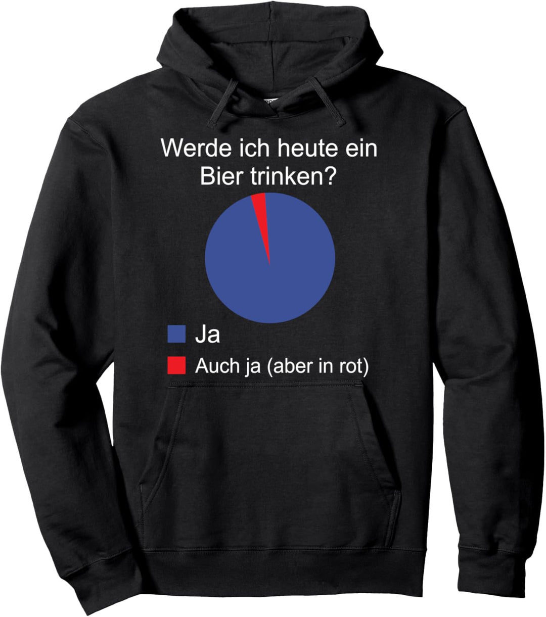 Werde Ich Heute Ein Bier Trinken Pullover Hoodie