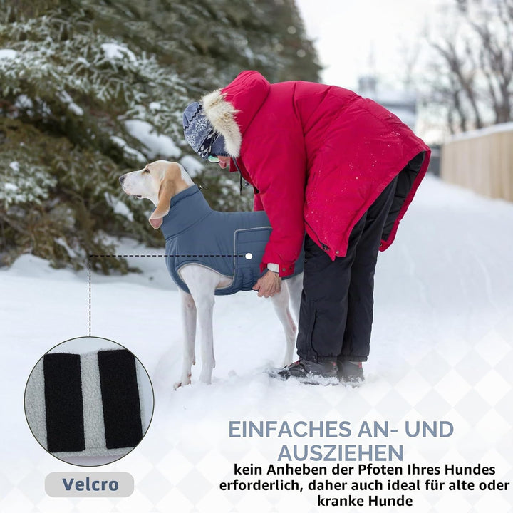 Hundemantel für Kleine Hunde, Wattierend Wintermantel Mantel Hund Geschirröffnung, Jacken Gefüttert