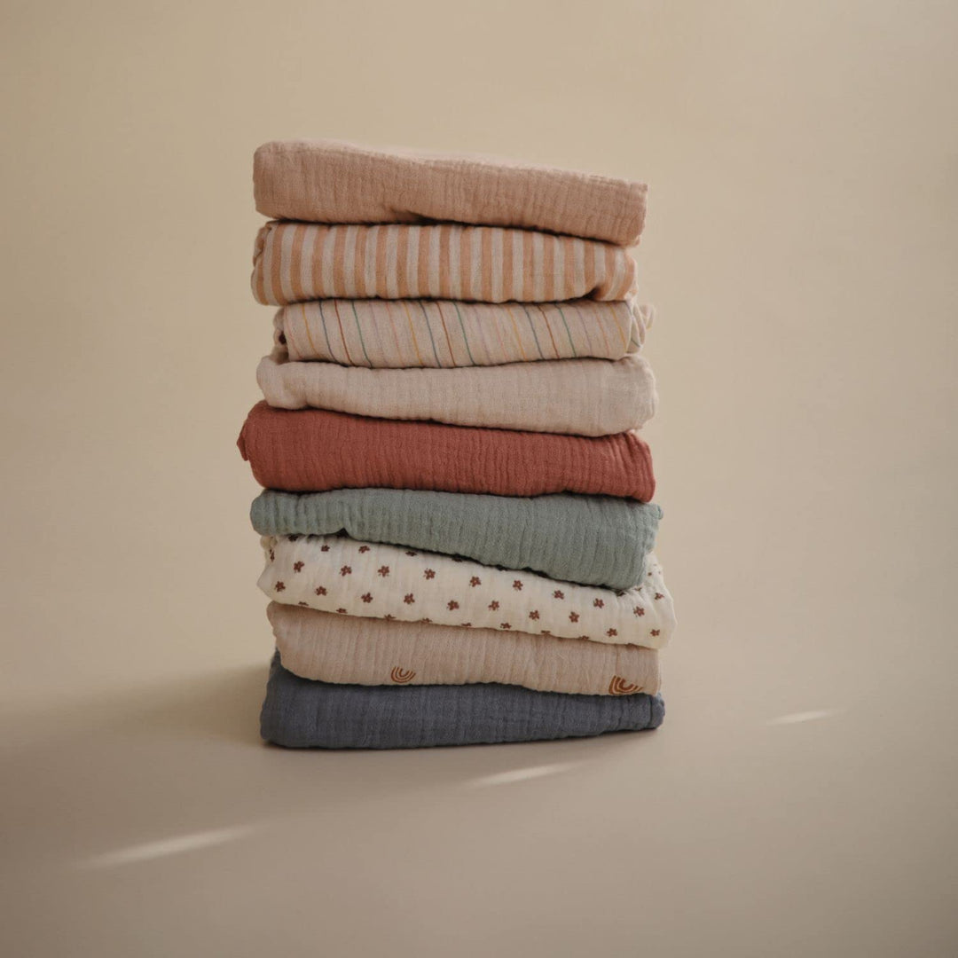 Mushie Waschbar Wickelauflagenbezug | Wickelauflagehbezug 70x45 cm, Passend für Standard-Wickelaufla