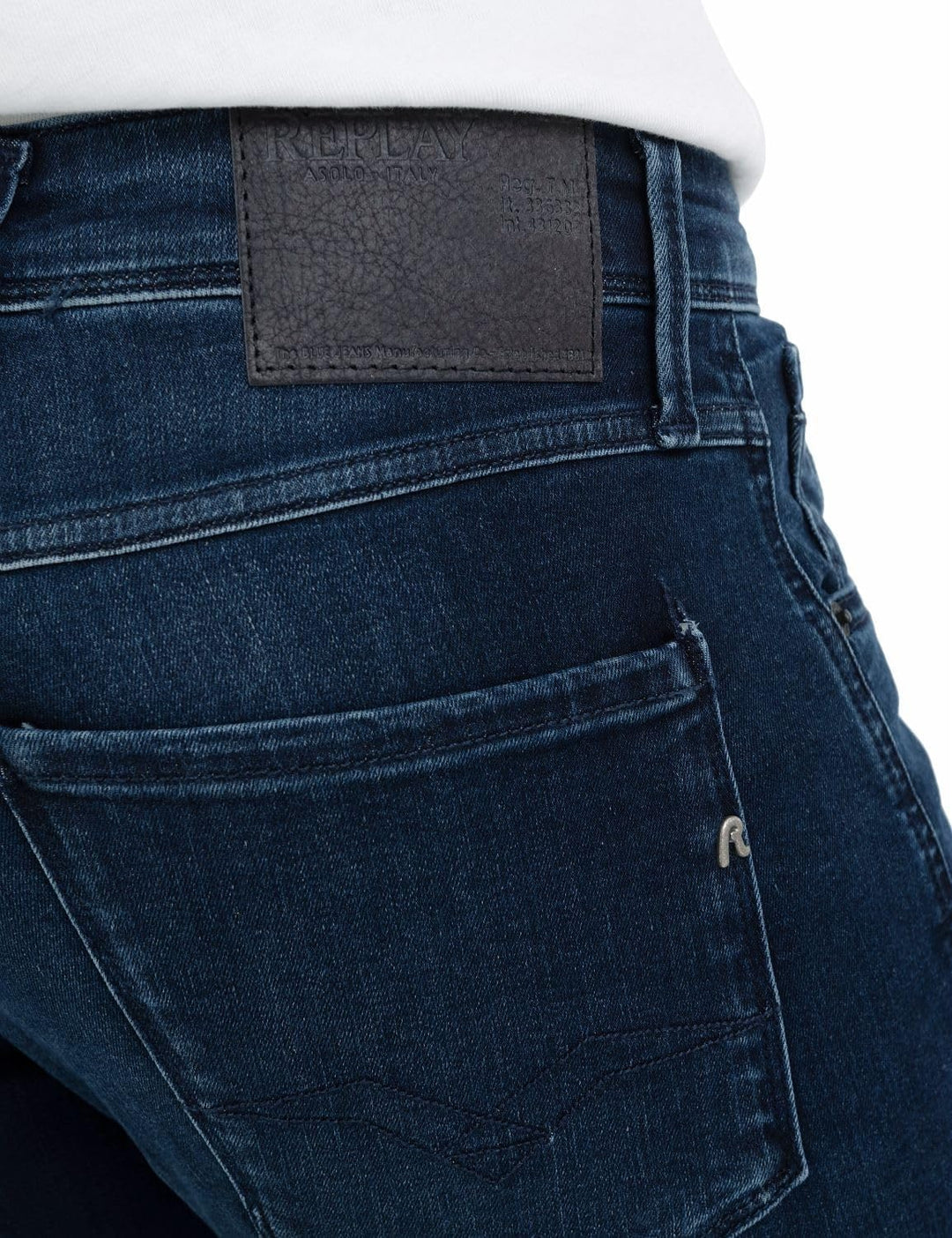 Replay Herren Jeans 28W / 30L Dark Blue 007, 28W / 30L Dark Blue 007
