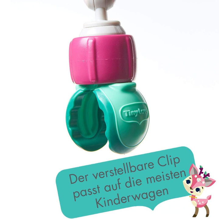 Tiny Love Sunny Stroll, Kinderwagen Spielbogen, Flexibler Spielbogen mit 6 Spielfiguren, 0M +, Tiny