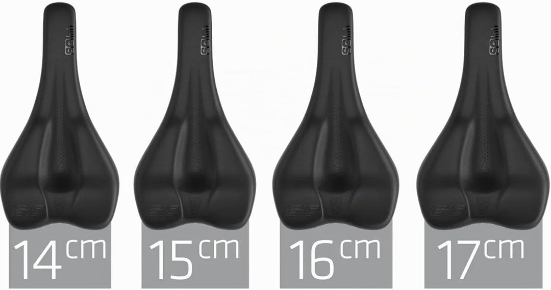 SQlab Unisex – Erwachsene 610 Ergolux Active 2.1 Trekking MTB Tour &amp; Travel Fahrradsattel, Schwarz,