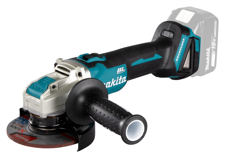 Makita DGA521ZX1 Akku-Winkelschleifer 18V mit Schiebeschalter (ohne Akku, ohne Ladegerät)