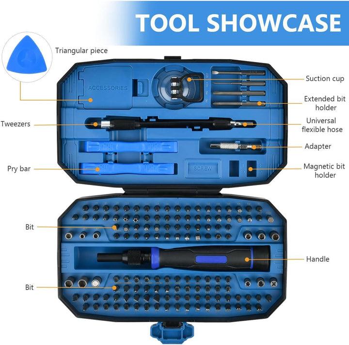 152 in 1 Feinmechaniker Schraubendreher Set, Feinmechaniker Werkzeug Set, Handy Reparatur Werkzeug S