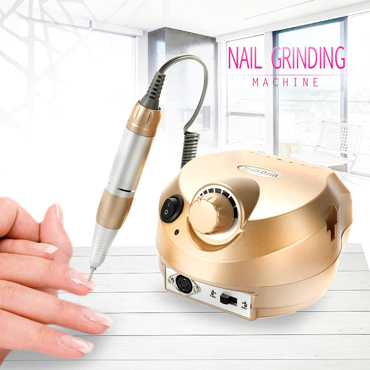 Layhou 6 in 1 Nagelfräser 35000 U/Min Professionell Elektrische Nagelfräser,Geräuscharmer Nagelfräse