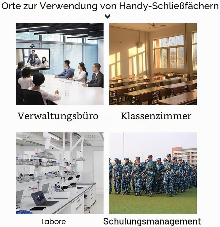 12/24/36/48/60 Handygarage Handygarage Schule Handy Aufbewahrung Schule Abschliessbare Schliessfäche