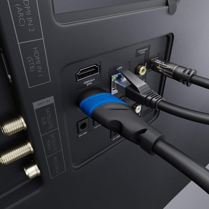 KabelDirekt – 8K & 4K HDMI Kabel – 10x 3m – Entwickelt in Deutschland – Für jedes HDMI-Kabel Setup (