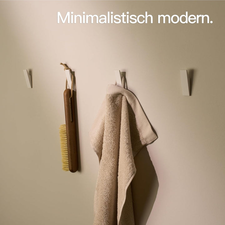 Designfabrik Hamburg Klebehaken | Wandhaken selbstklebend | Handtuchhalter ohne Bohren | Haken für K