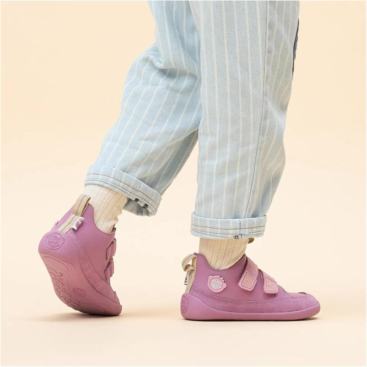 Affenzahn Barfussschuh Knit Happy mit Klettverschluss, Vegan, rutschfest, Flexibel, Reflektierend, b